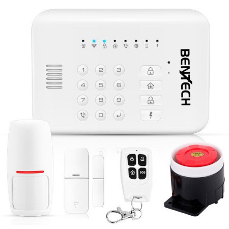 Bezdrátový GSM a WIFI alarm Bentech GW01