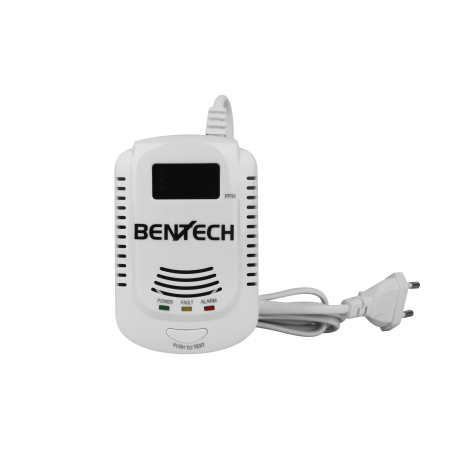 Alarma de incendiu autonomă și detector de scurgeri de gaz Bentech Gasman LCD